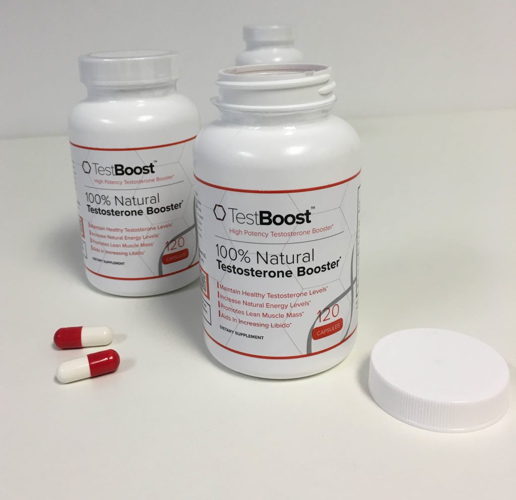 TestBoost Supplement Bottle