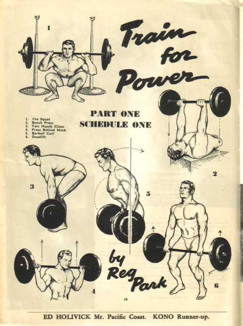 Old School Weight Training Manual